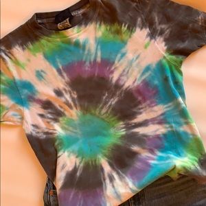 Rad worn-in tie dye tee
